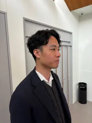 メンズ 💡レイヤーカット/ グレージュ松本隼人のヘアスタイル