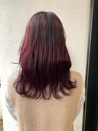 ロング カラー 艶髪レイヤー上田 紗也🇰🇷💗のヘアスタイル