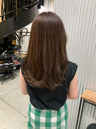 セミロング カラー ヘアアレンジ yuka .のヘアスタイル