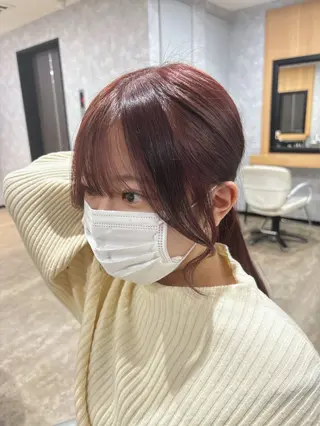 カラー La fith hair ray 札幌店所属・顔まわり/W カラー/リョウのヘアスタイル