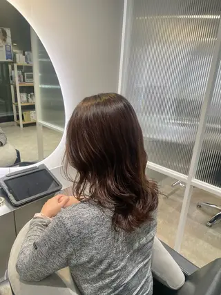 ミディアム w/o所属・スタイリスト/ 武蔵新城/羽吹紗南のヘアスタイル