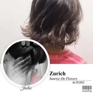 ショート カラー Hair mission【ヘアーミッション】心斎橋所属・エクステ／レイヤー 落合/心斎橋のヘアスタイル