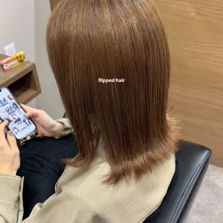 セミロング Nene カットモデル募集中のヘアスタイル