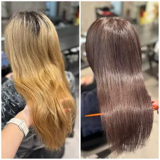 セミロング ユカ🩵髪質改善 🩵完全マンツーマンのヘアスタイル