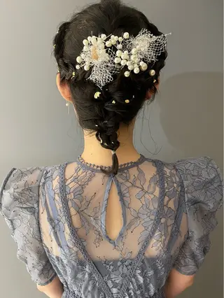 ミディアム ヘアアレンジ パーソナルカラー合わ せたカラー🤍なつみのヘアスタイル