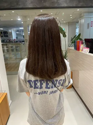 ロング キルンサンピアン所属・ナチュラルカラー 児玉優香のヘアスタイル