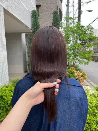 カラー KOKORO 中村 朱里のヘアスタイル
