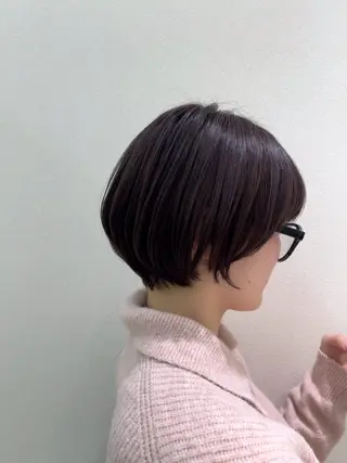 ショート 暗髪/艶髪/Ono .のヘアスタイル