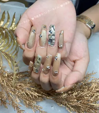 ネイル ラベンダー💖日暮里 ルル💖ネイルのネイルデザイン