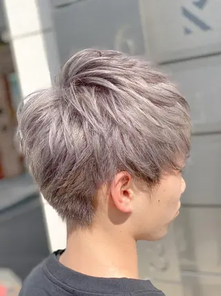 ショート カラー メンズ THINK SHOP KANTAのヘアスタイル