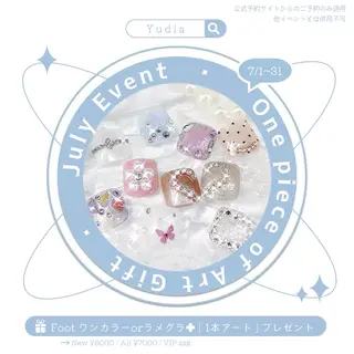 ネイル Yudia 🫧Kyokaのネイルデザイン