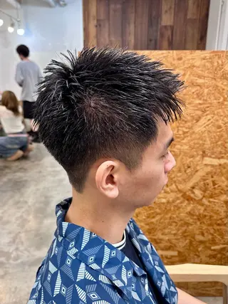 ショート メンズ 横浜/メンズ特化/ Farbe/田中颯斗のヘアスタイル