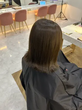 ミディアム 飯嶋 萌のヘアスタイル