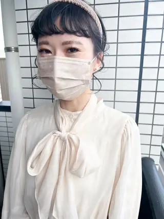 ロング カラー ヘアアレンジ カラーパティシエ facce🌼ikoのヘアスタイル