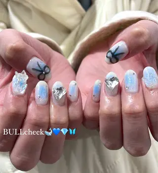 ネイル 🫧飛山琉桜/二条 ネイルアート/束感のマツエク・マツパデザイン