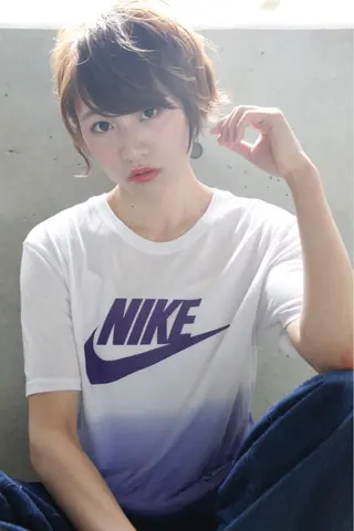 ショート カラー ボブ/ショート/ 白髪染め/メンズ葛西のヘアスタイル