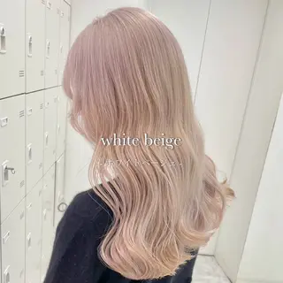 ロング カラー ハイトーン/ダブルカ ラー/RINKA🎀のヘアスタイル