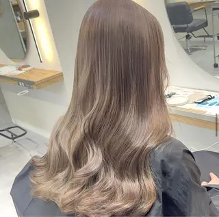 セミロング ✂︎透明感カラー特化 /日和優真✂︎のヘアスタイル