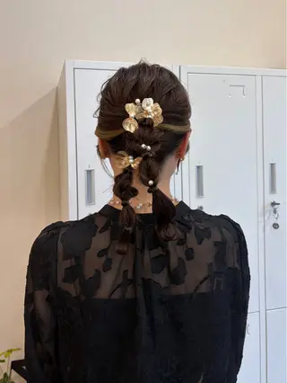 セミロング MIDORI🎀 透明感/ベージュのヘアスタイル