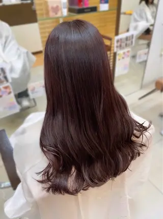 ロング カラー SOYON なんば店所属・水島 真彩のヘアスタイル