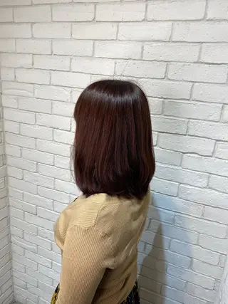 ミディアム カラー ヨシダ フミノリのヘアスタイル