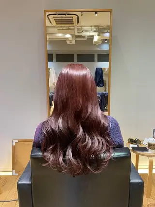 ロング カラー 縮毛矯正/レイヤー /ひかるのヘアスタイル