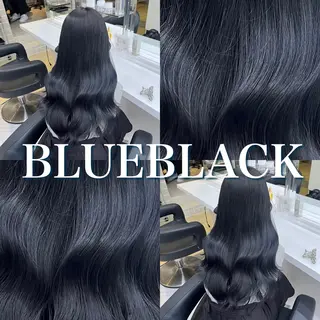 セミロング 寒色＆ブリーチ特化 寒色MiOのヘアスタイル