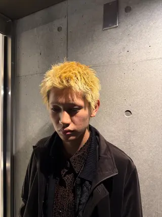 ショート メンズ casi所属・メンズパーマ／ボブ 星本広海のヘアスタイル