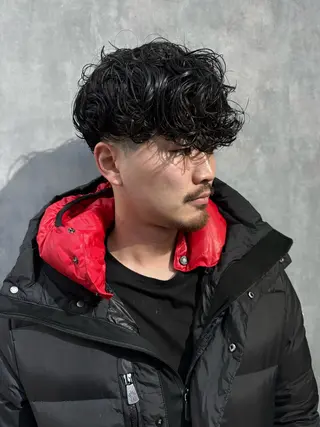 パーマ メンズ NAOKI /海外風のヘアスタイル