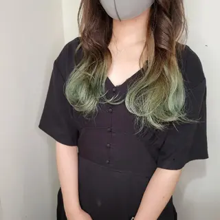 ロング 🇰🇷透明感×ハイ トーン🌟tomoのヘアスタイル