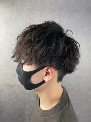 ショート パーマ メンズ メンズ専門 中島俊【朝霞】のヘアスタイル