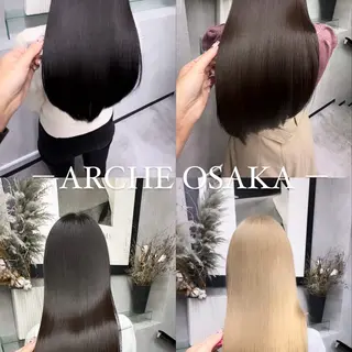 セミロング 髪質改善サロン 心斎橋ARCHEのヘアスタイル