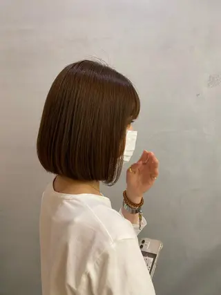 ミディアム カラー ♡ハッシュカット/ レイヤー/yucoのヘアスタイル