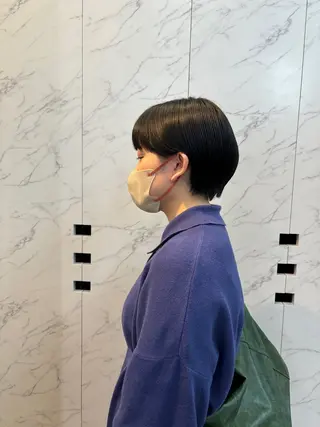 ショート miu /透明感カラーのヘアスタイル