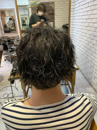 ミディアム パーマ nisihara kenjiのヘアスタイル