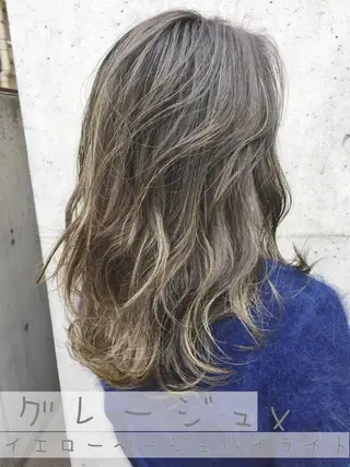 ミディアム カラー 似合わせ専門美容師 なかじまのヘアスタイル