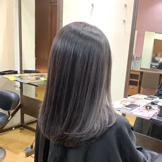 ミディアム カラー 韓国レイヤーカット★ 小林大樹のヘアスタイル