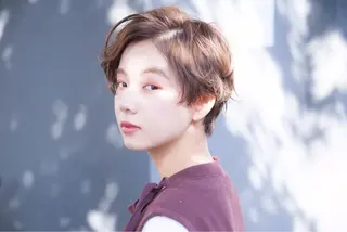 ショート カラー ヘアアレンジ ミニボブ/ブリーチ 🌈MISATOのヘアスタイル