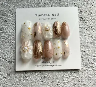 ネイル florent nailのネイルデザイン