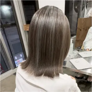 ミディアム カラー 圧倒的なケアブリーチ /髪質改善🩵松田のヘアスタイル