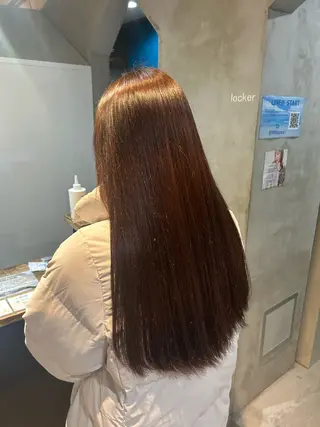 ロング カラー 福村 彩夏のヘアスタイル