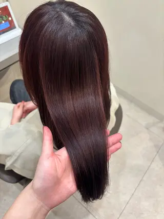 ロング カラー ワンカラー/モデル /Rin/西葛西のヘアスタイル