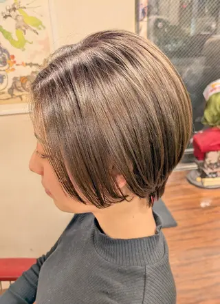 ショート カラー fuwat所属・秋葉原でカラーする なら🐉ちぇーたんのヘアスタイル