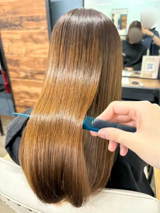 ロング Soa所属・韓国風カラー✄ カズホのヘアスタイル