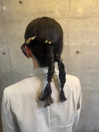 ヘアアレンジ 7.8◎ 💐🤍理保のヘアスタイル