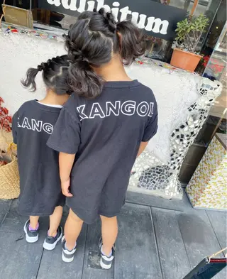 ヘアアレンジ キッズ 玉木 育実のヘアスタイル