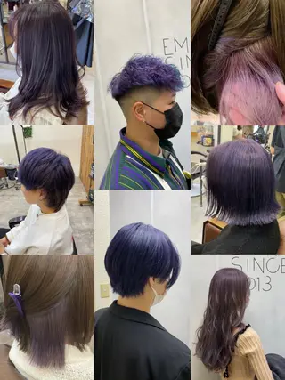 ロング カラー 🟢NEGi🟣 🫧髪質改善のヘアスタイル