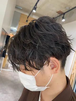 パーマ メンズ メンズブリーチカラー /パーマ ごーた立川のヘアスタイル