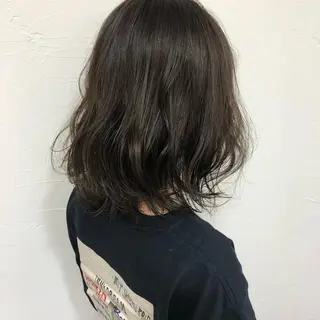 ミディアム GLROW haruhiのヘアスタイル