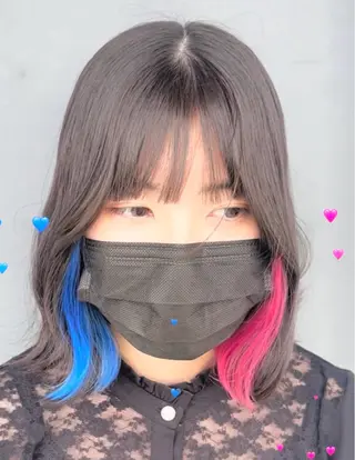 ショート カラー ハイトーン、カラー 特化⟡.·すわ☁️のヘアスタイル